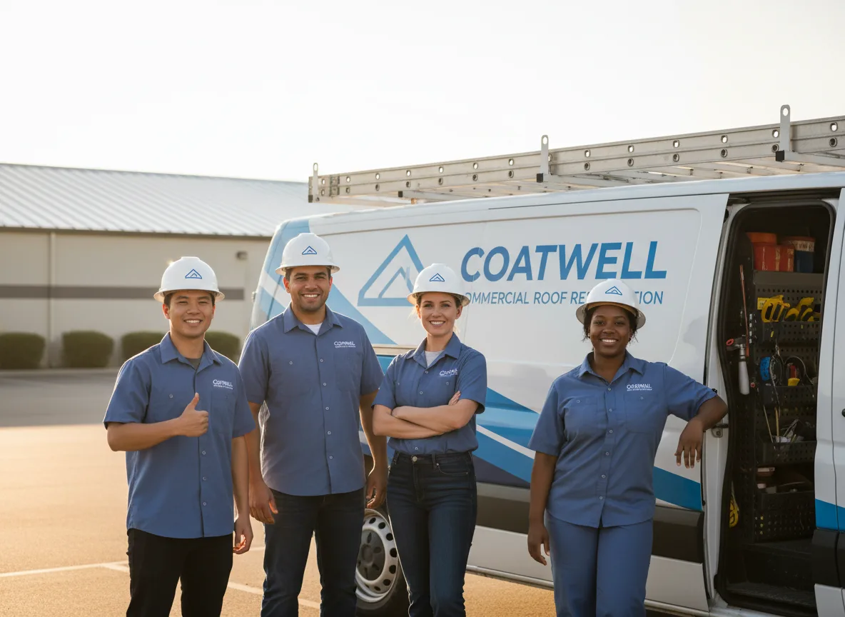 Commercial roof coating company in Swink, OK